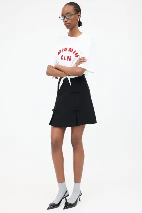 2018 Bow Box Pleat Skirt