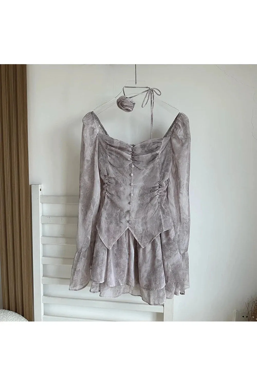 A-Line Mini Evening Dress