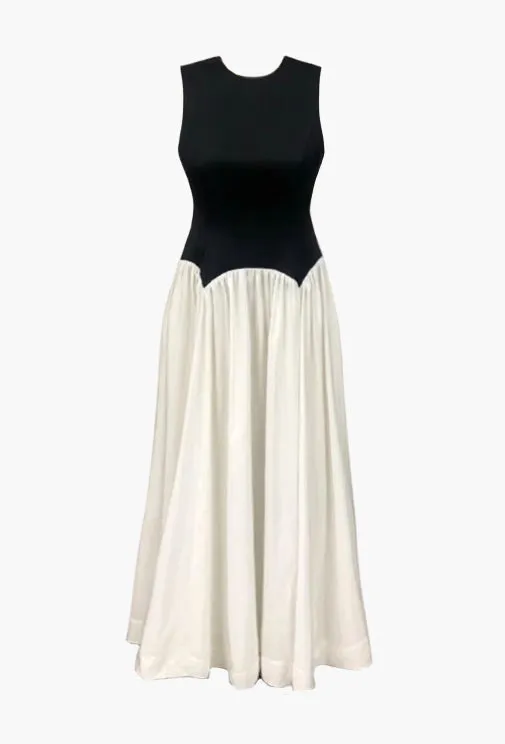 Adelyn Rae Chapell Flared Skirt Midi Dress