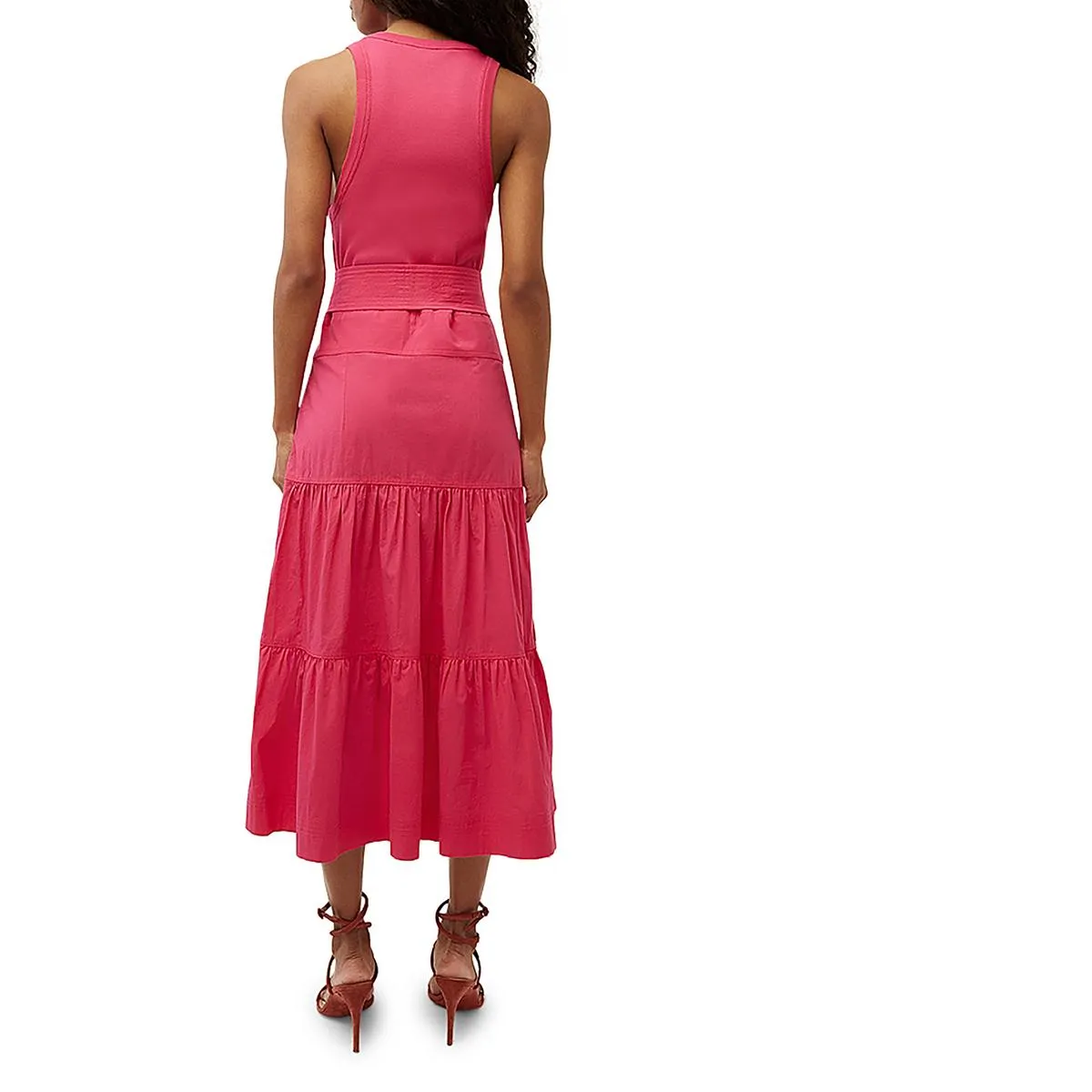 Austyn Womens Ribbed Knit Long Maxi Dress