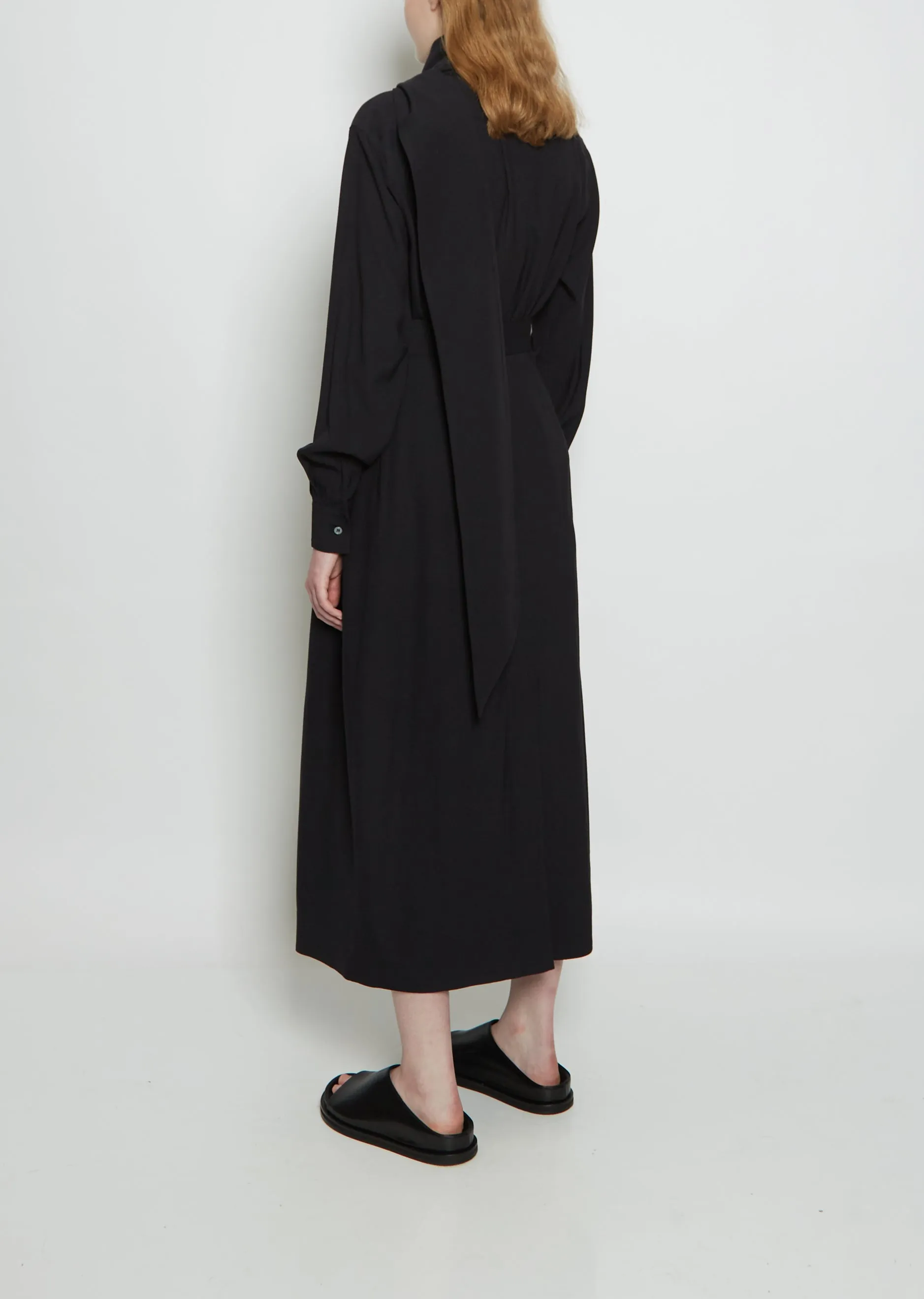 Bardi Double Pleat Viscose Wool Skirt