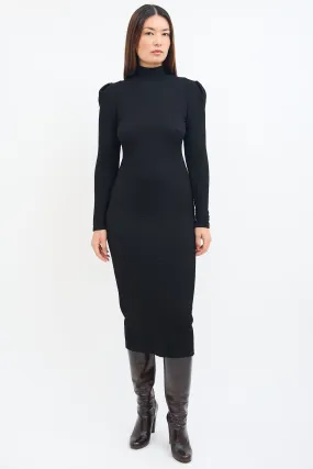 Black Box Pleat Knit Dress