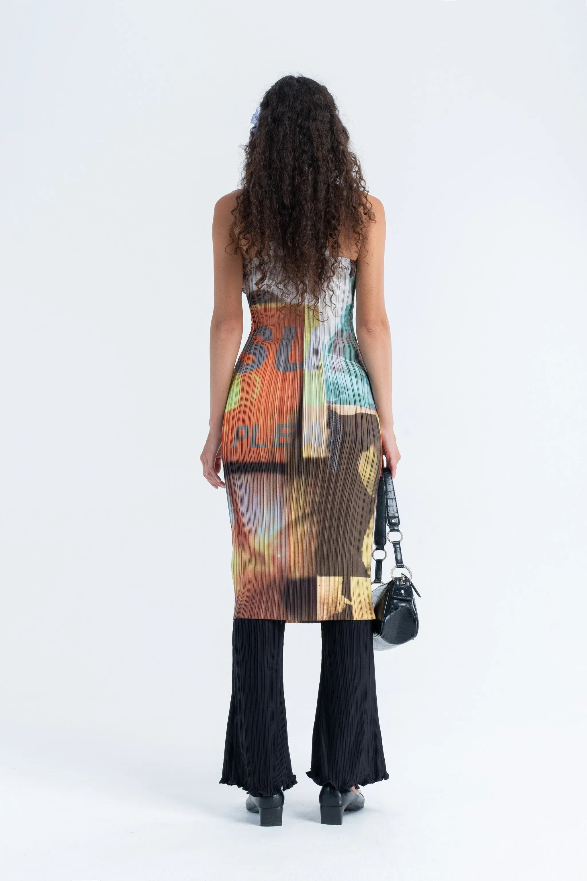 Box Pleat Tube Dress in Pleasure