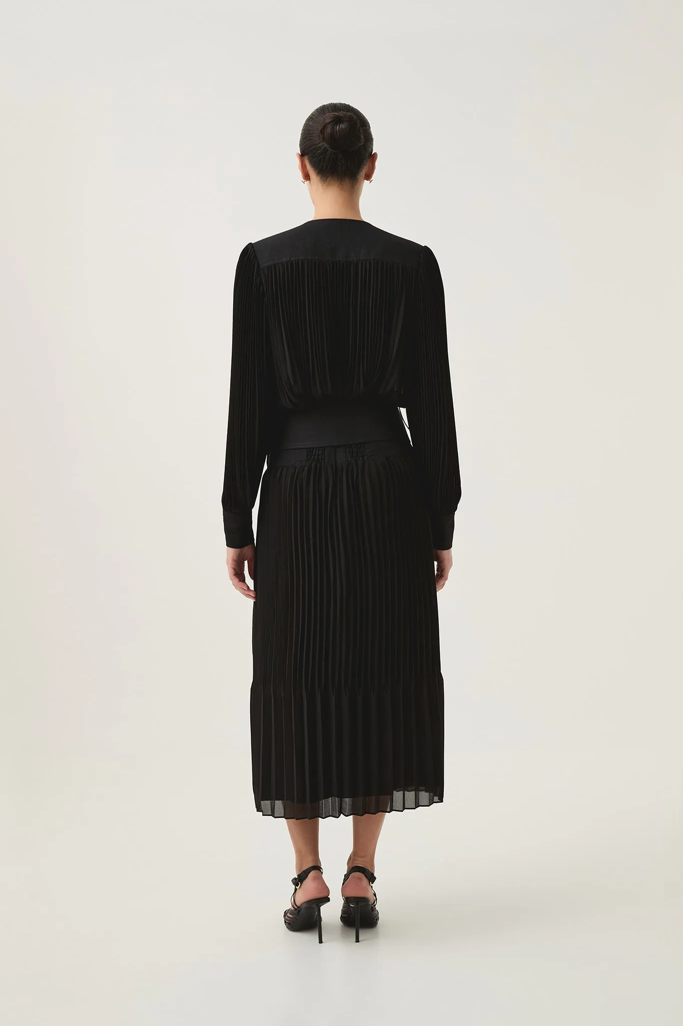 Cathedra Belted Midi Skirt