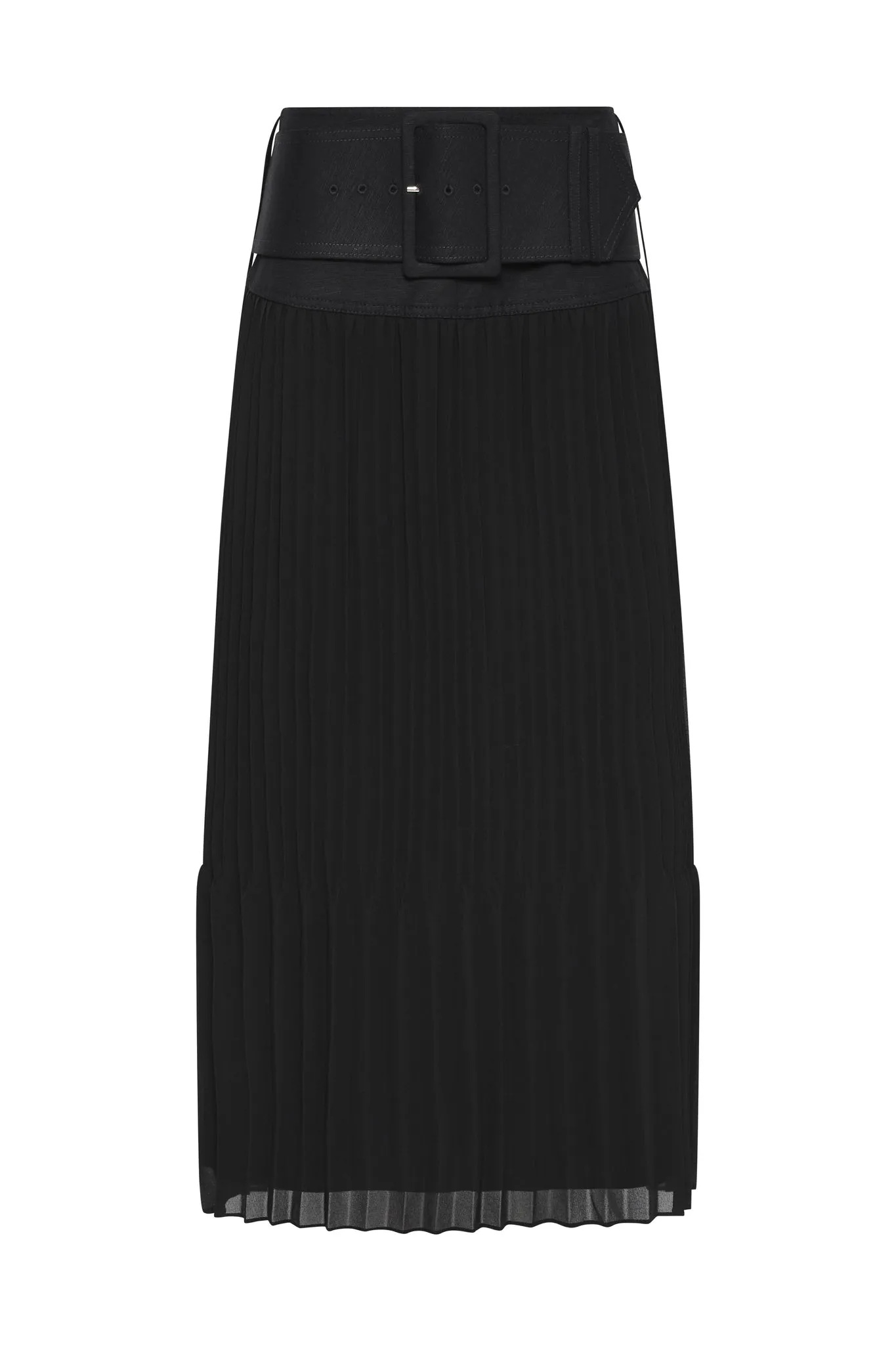 Cathedra Belted Midi Skirt