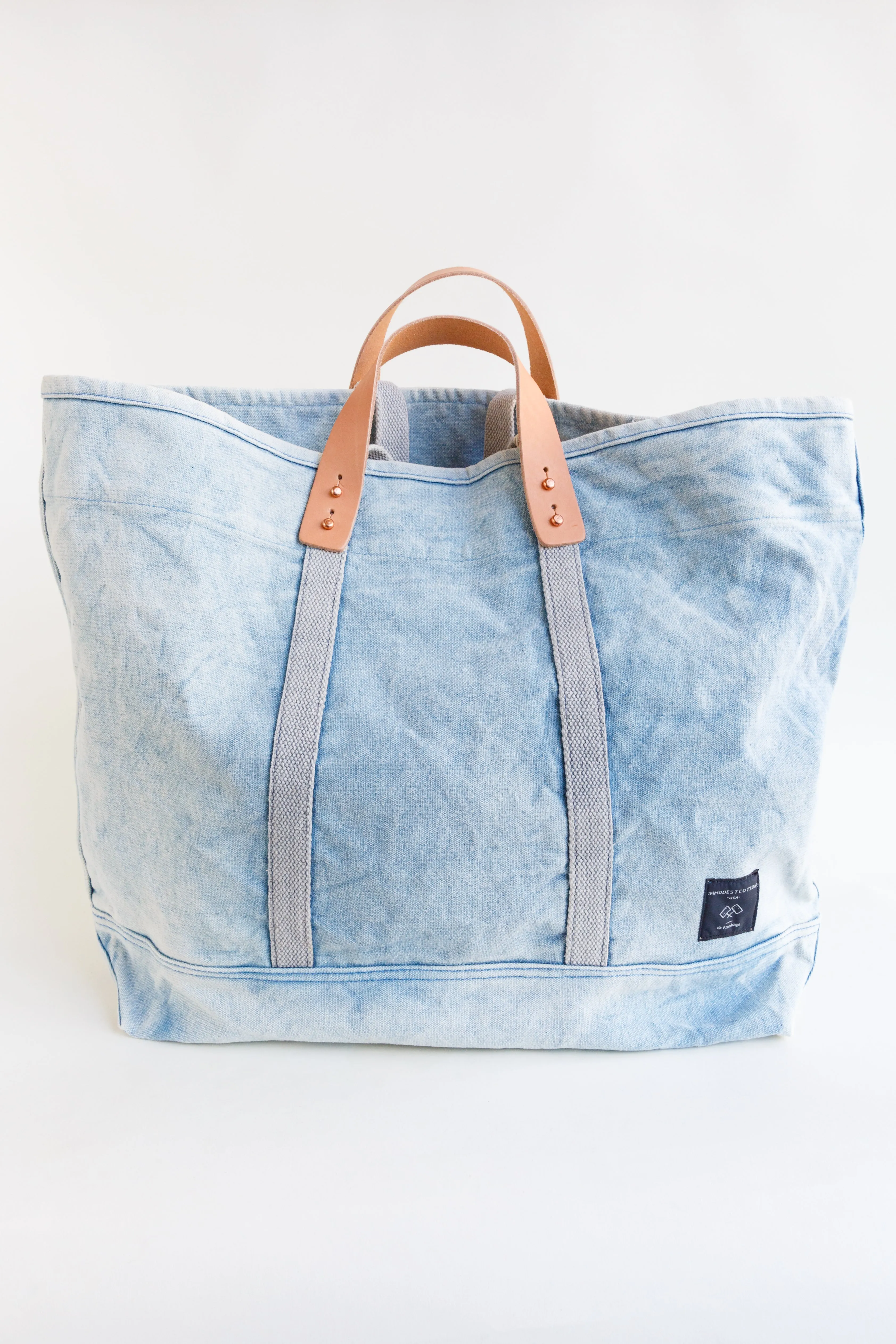 Immodest Cotton Large East West Tote