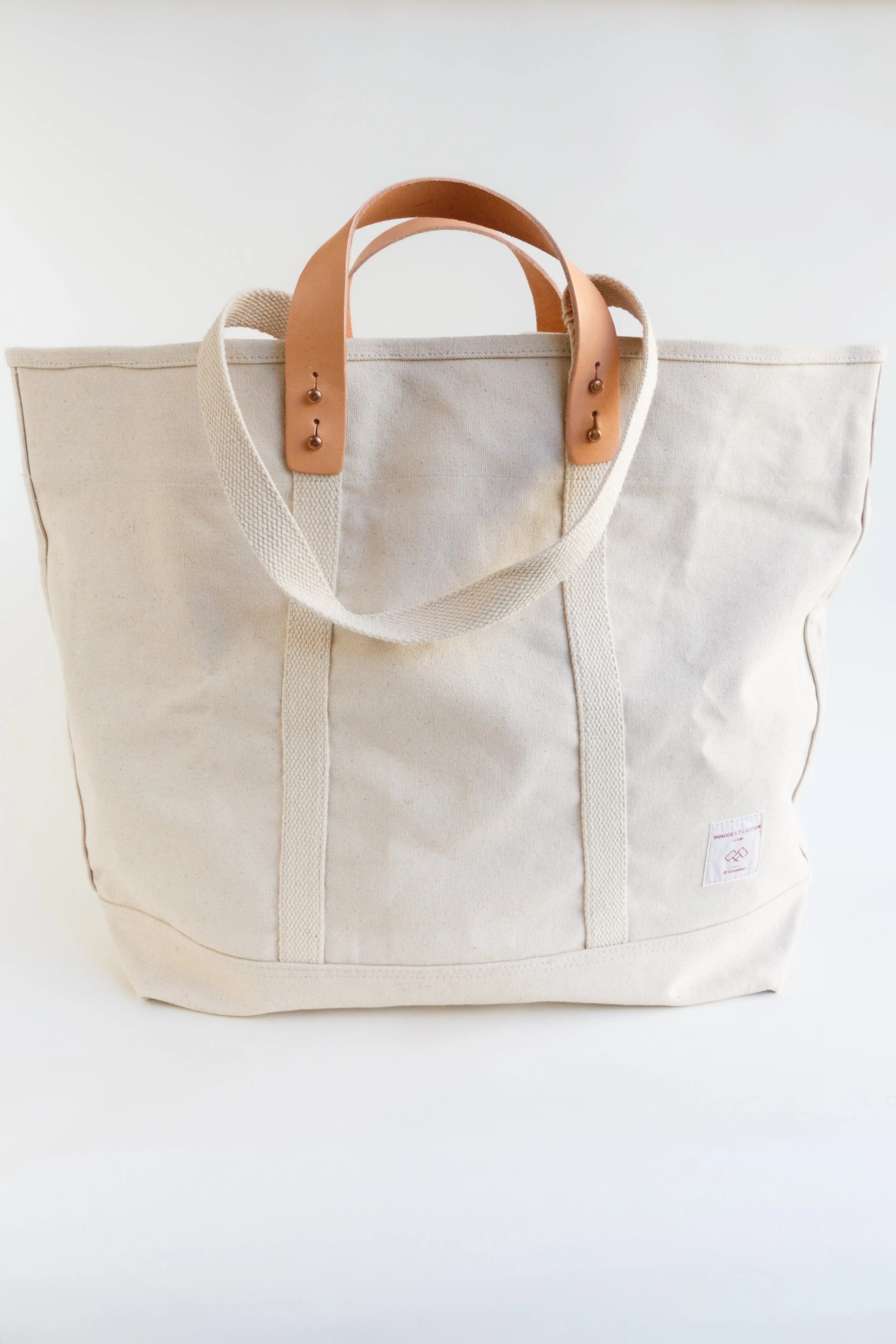 Immodest Cotton Large East West Tote