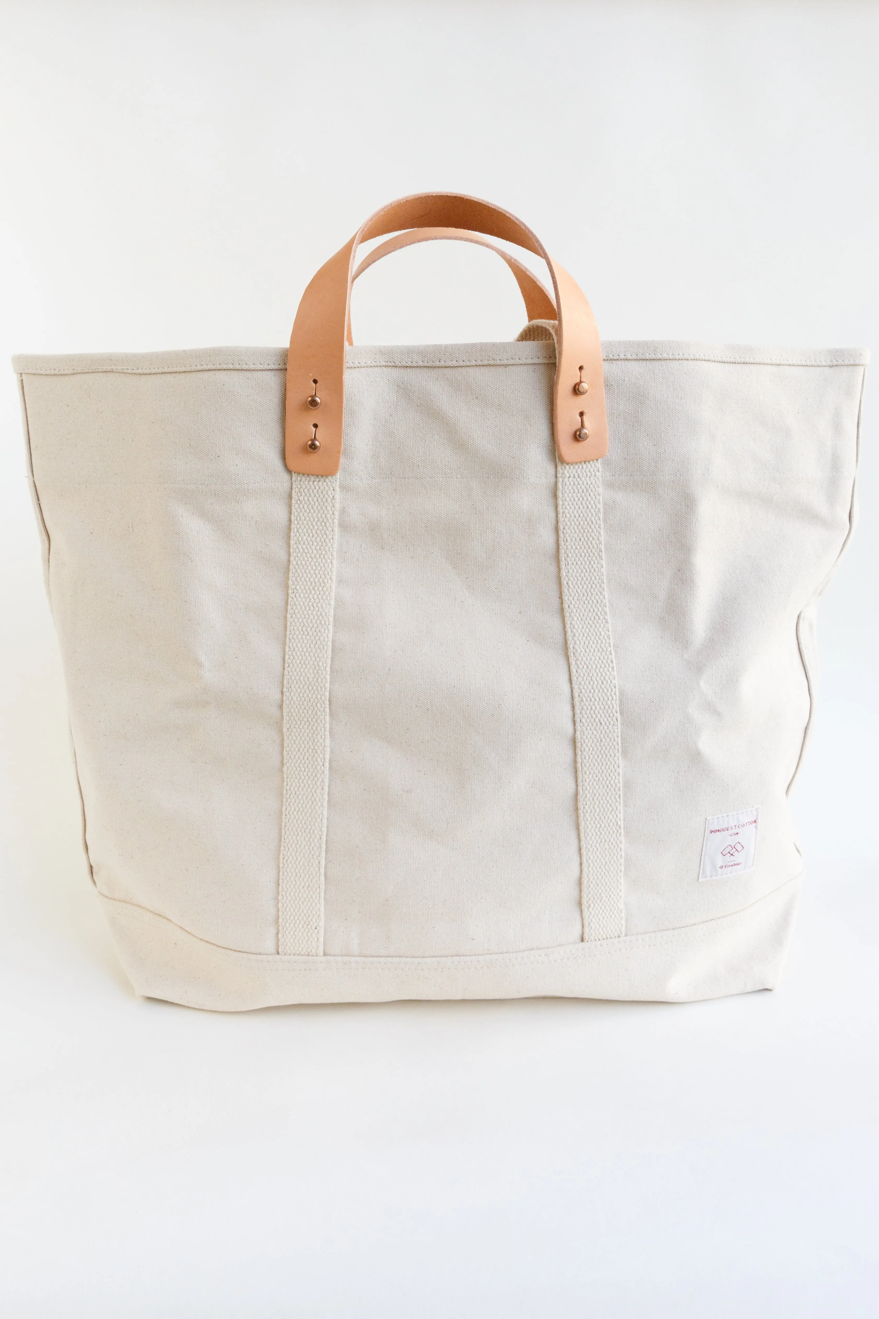 Immodest Cotton Large East West Tote