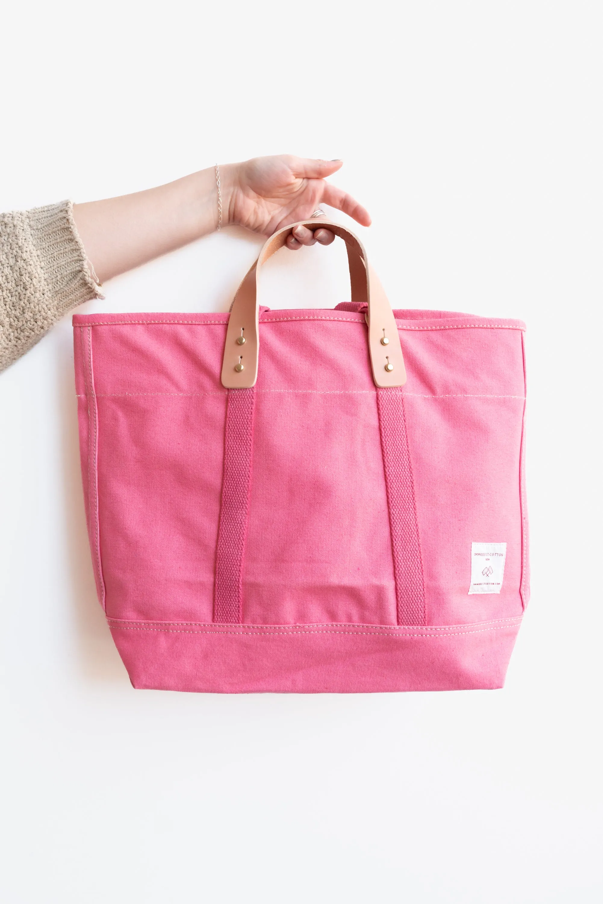 Immodest Cotton Small East West Tote