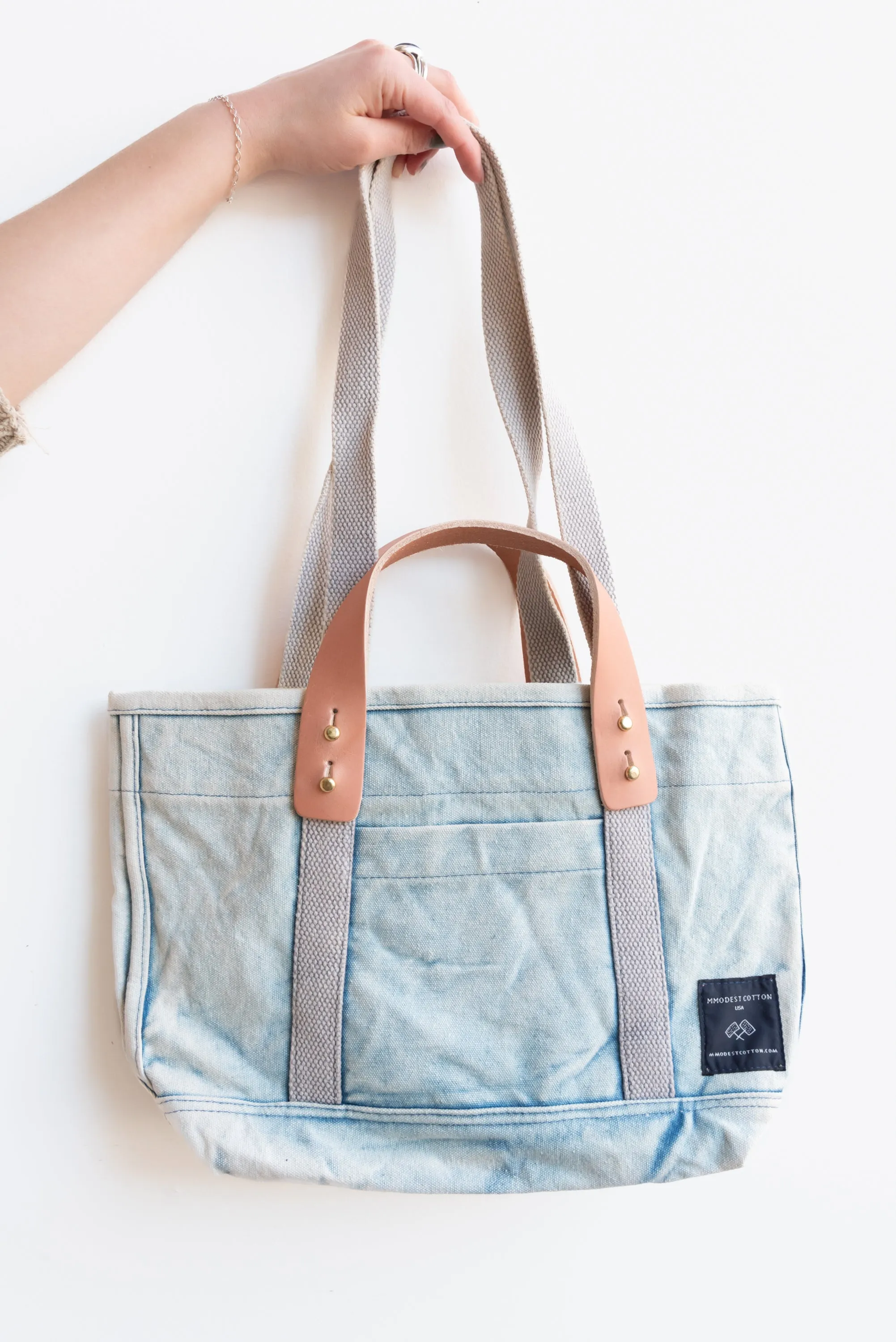 Immodest Cotton Small East West Tote