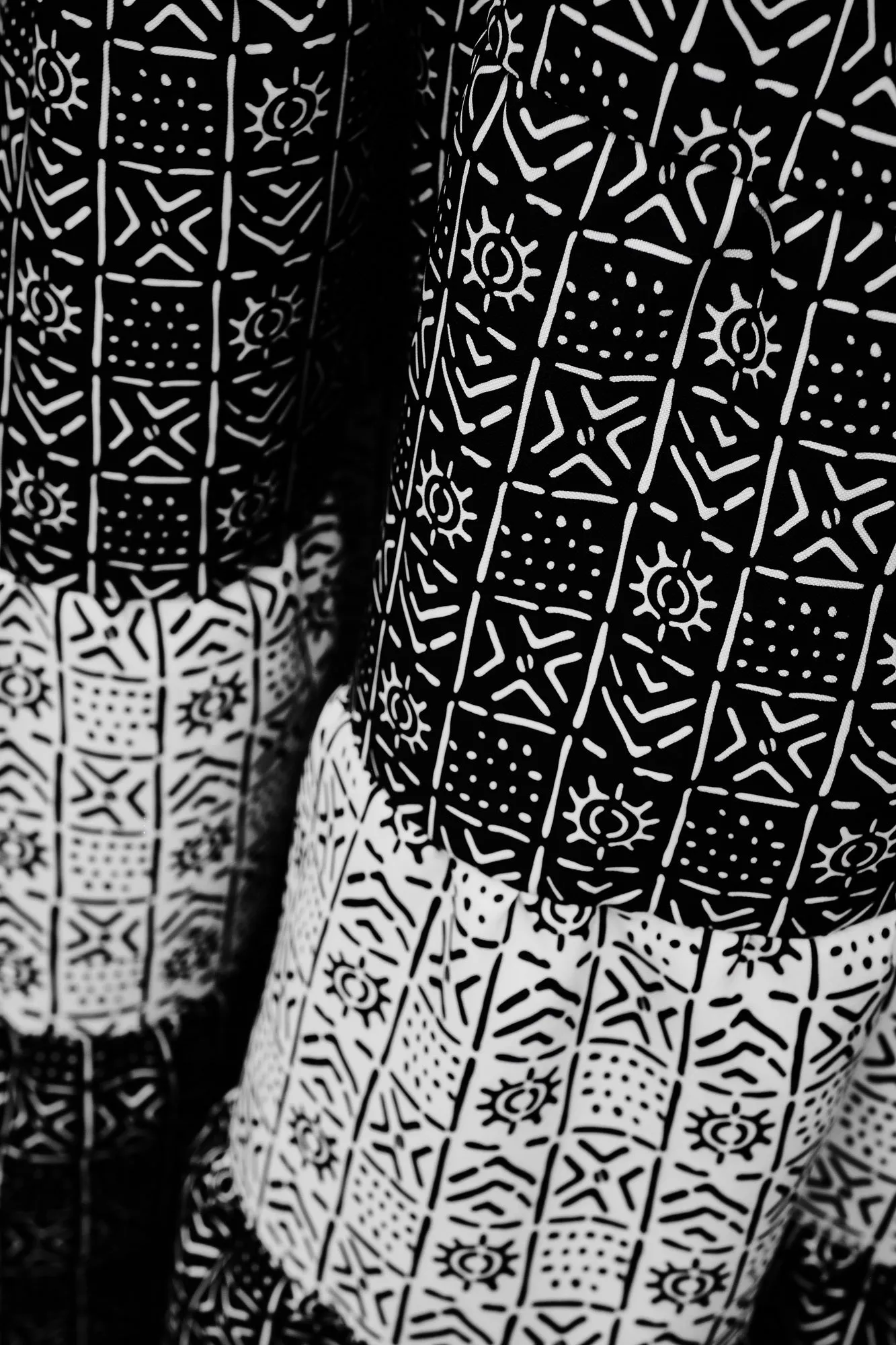Ladies - Bogolan Halterneck Maxi-Dress
