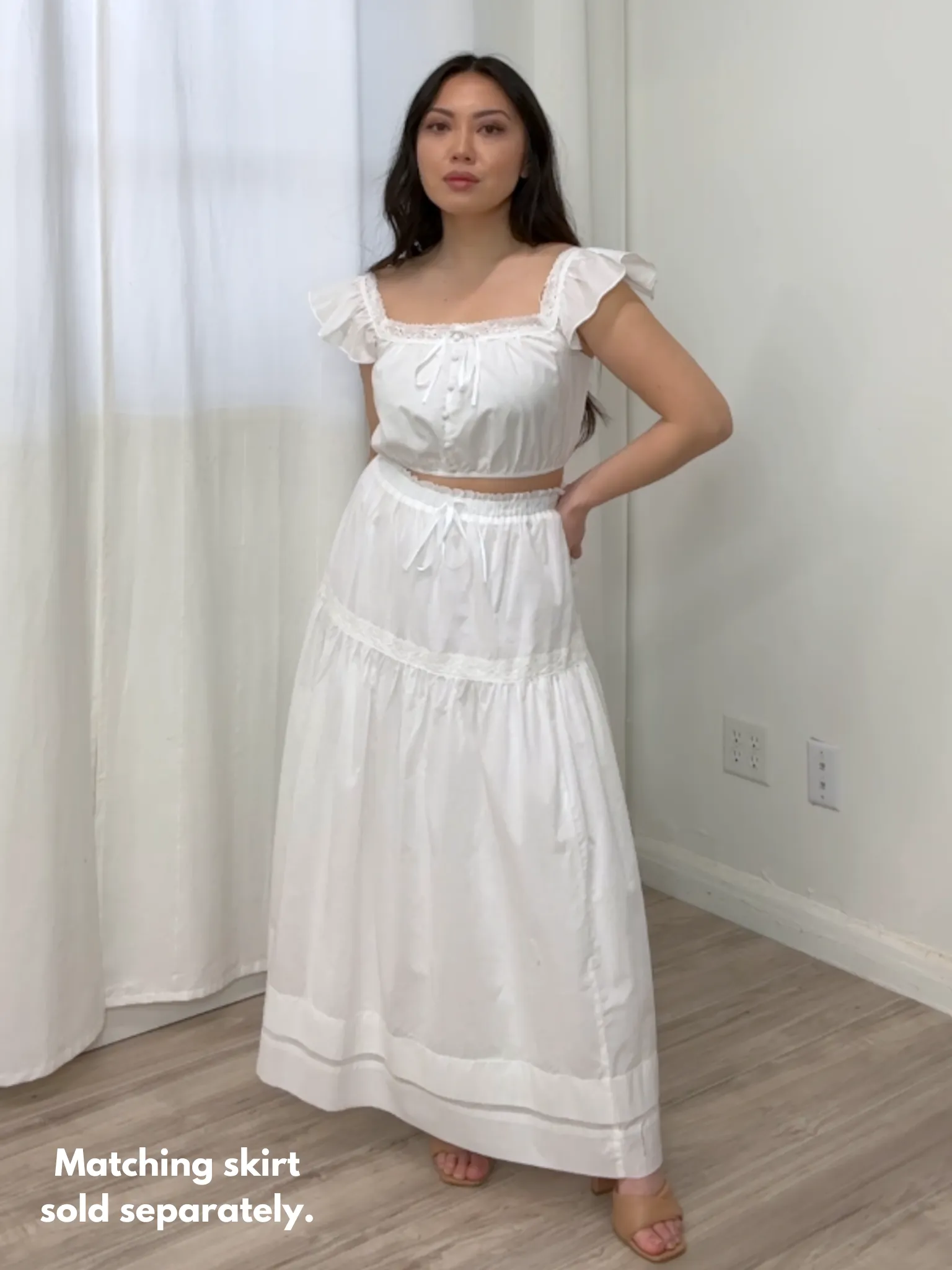 Lin Lace Crop Top
