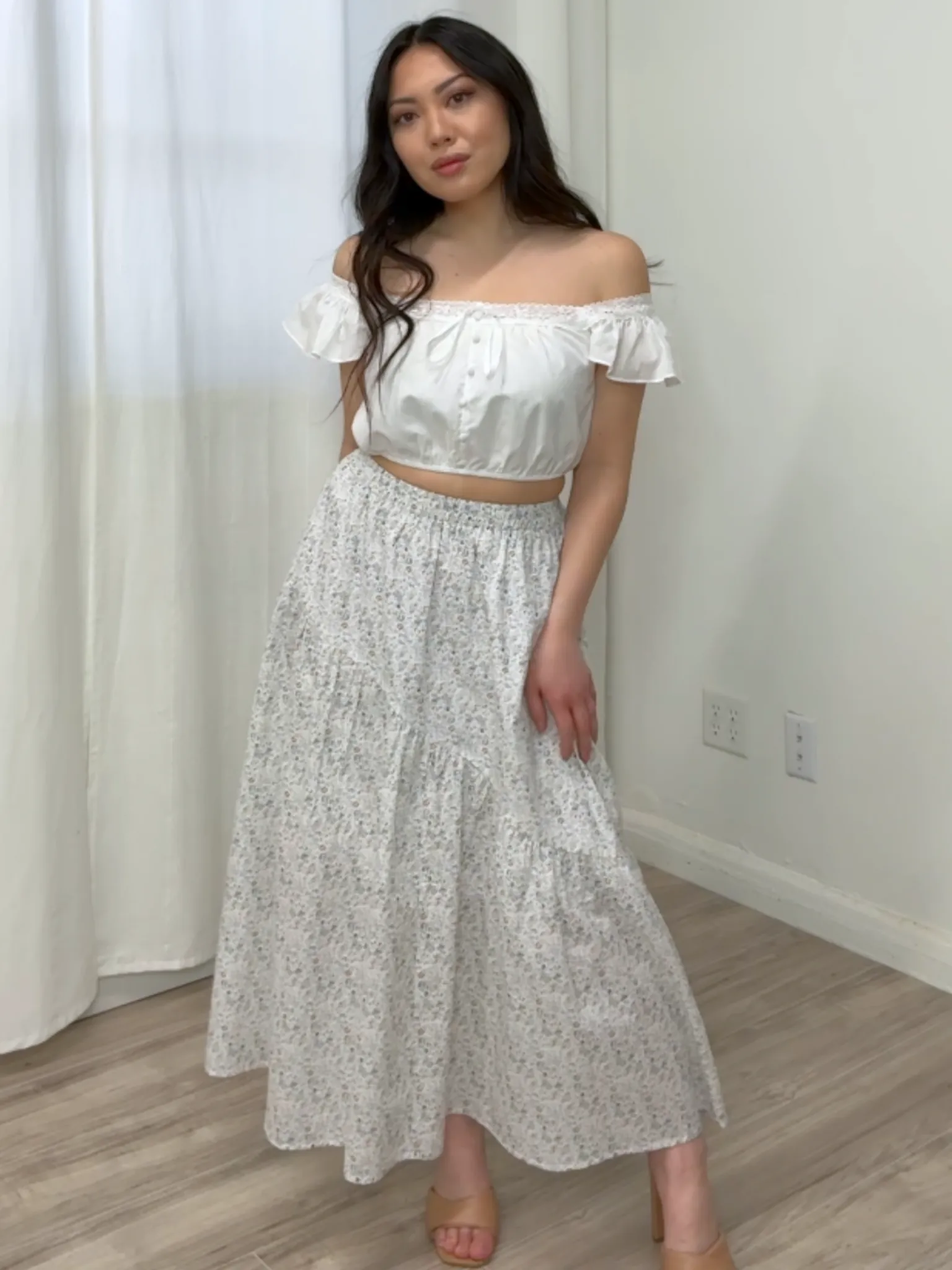 Lin Lace Crop Top