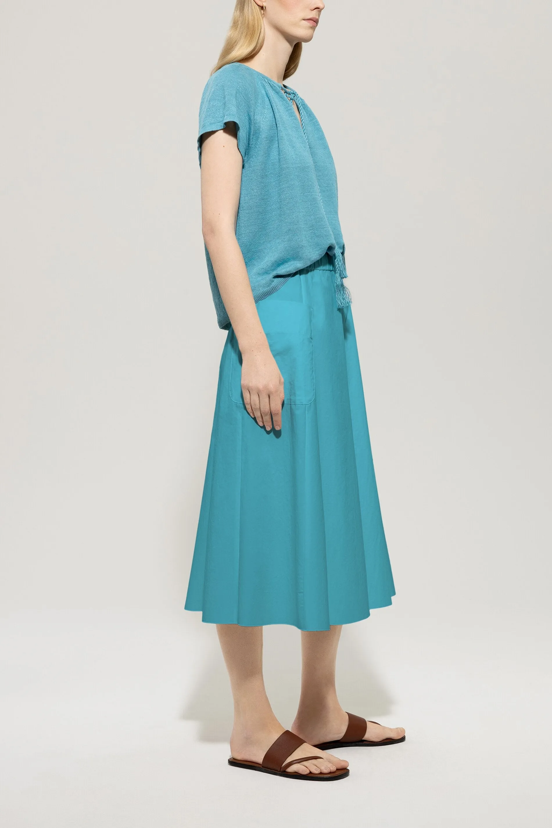 LUISA CERANO Turquoise Skirt