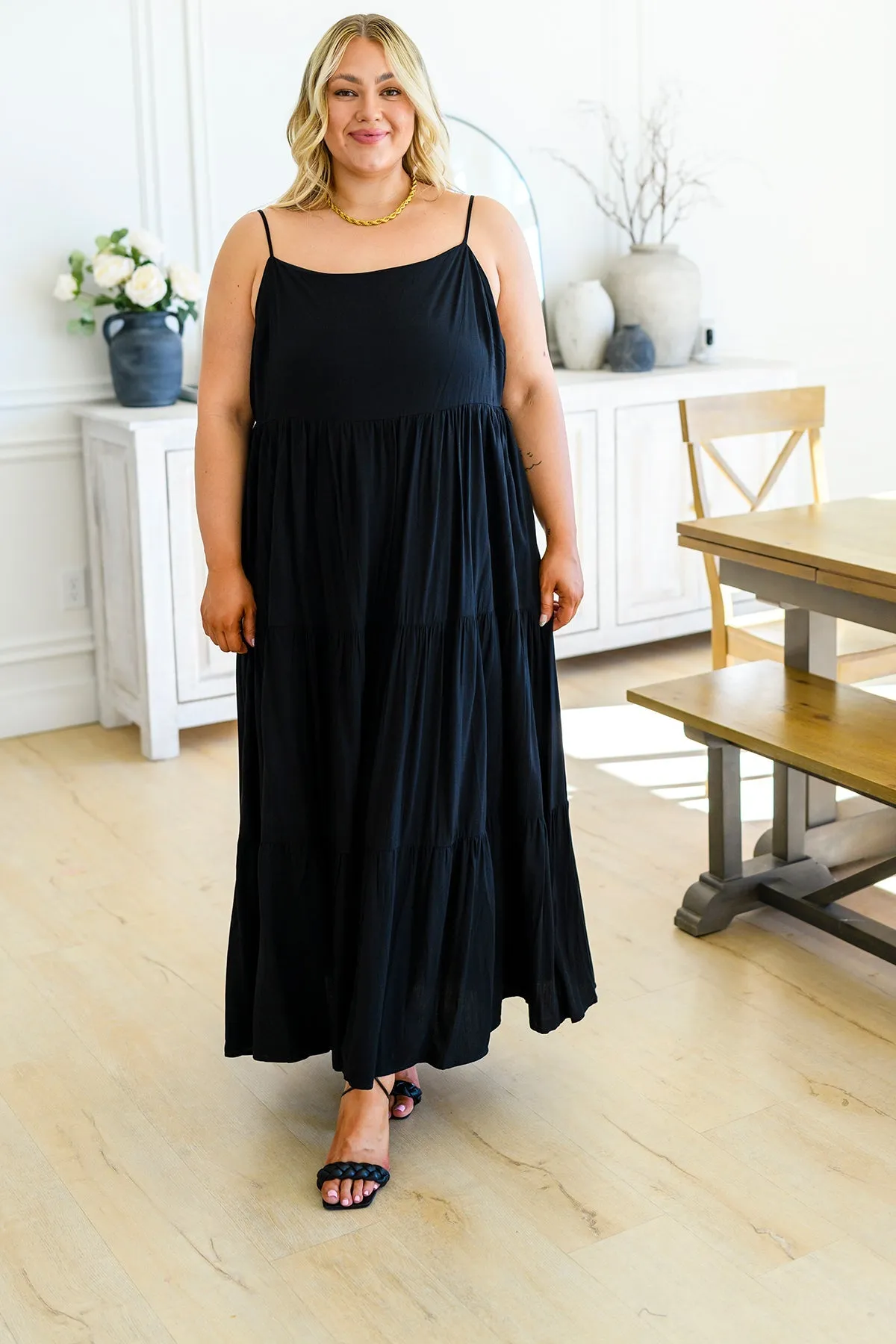 ONLINE EXCLUSIVE Classically Cool Tiered Maxi Dress
