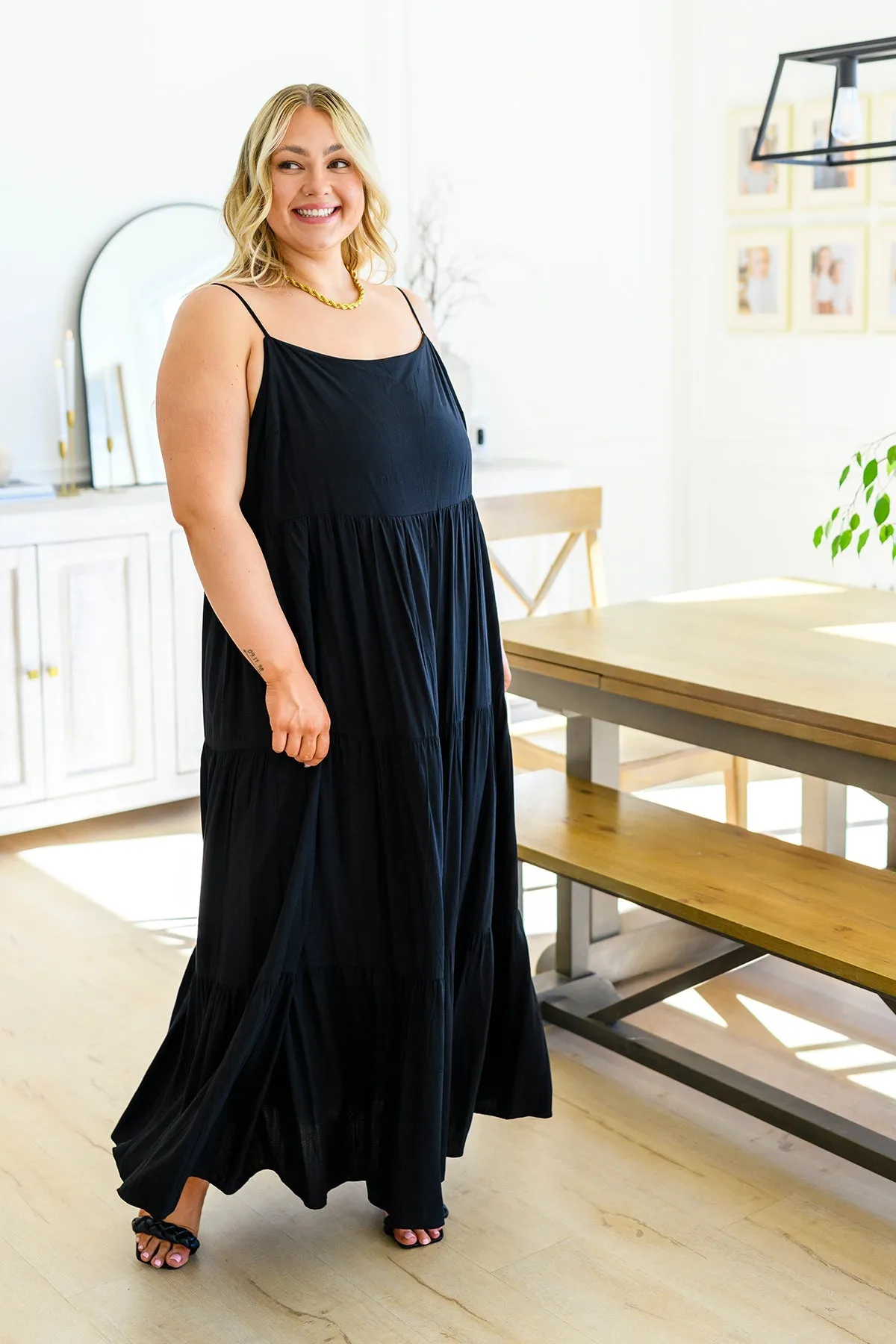 ONLINE EXCLUSIVE Classically Cool Tiered Maxi Dress