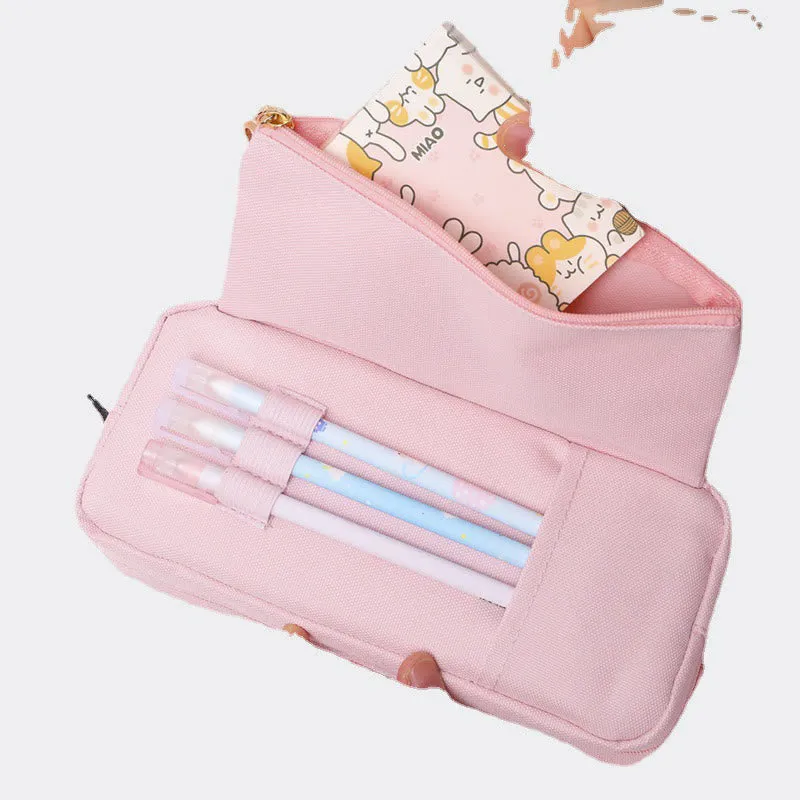 Pencil Case For Study Cute Decompression Multifunctional Large Capacity Case