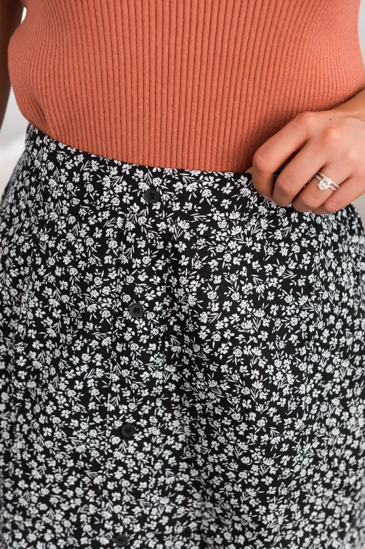 Shopping Spree Modest Maxi Skirt