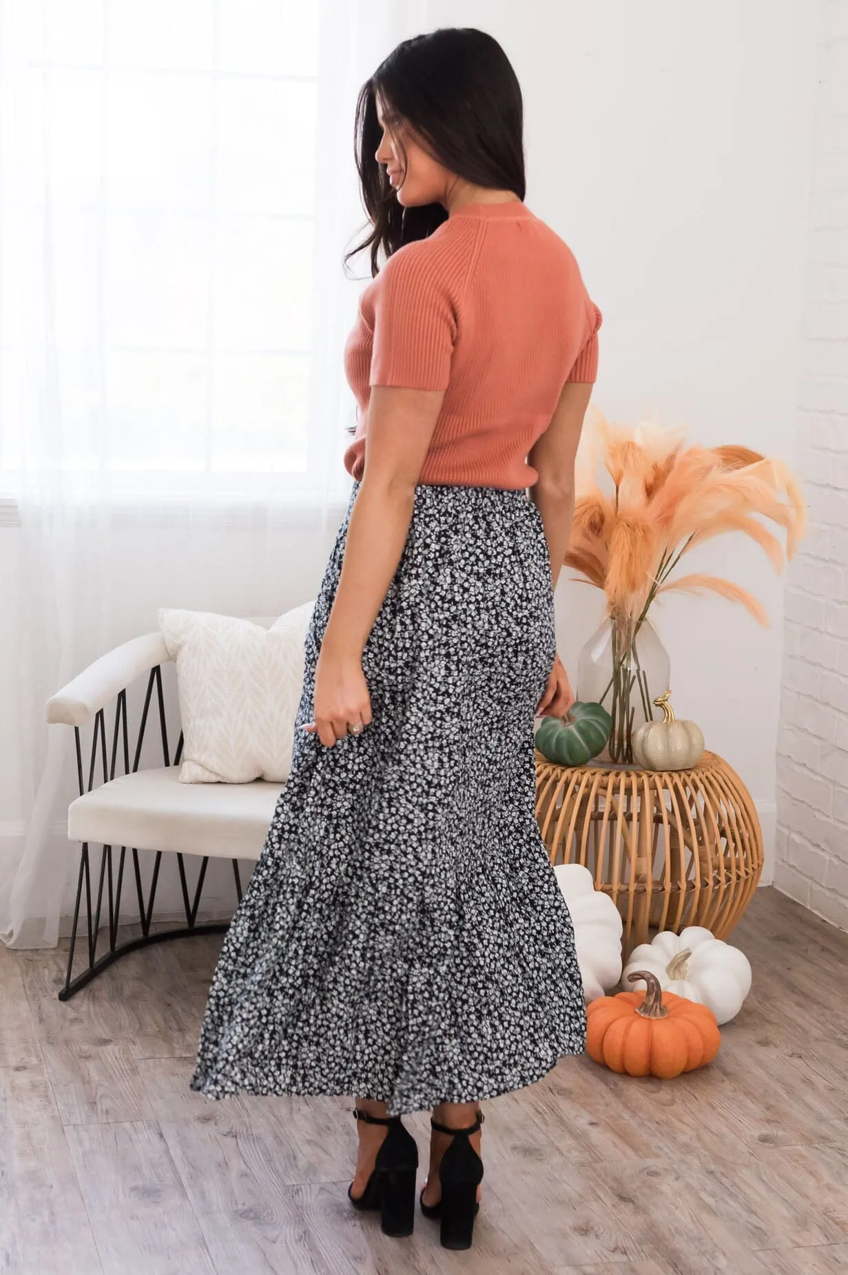Shopping Spree Modest Maxi Skirt