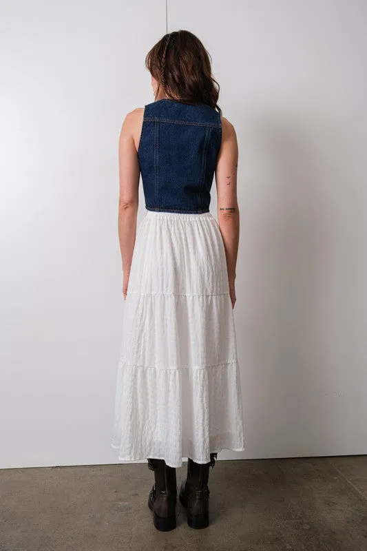 Tiered Maxi Skirt