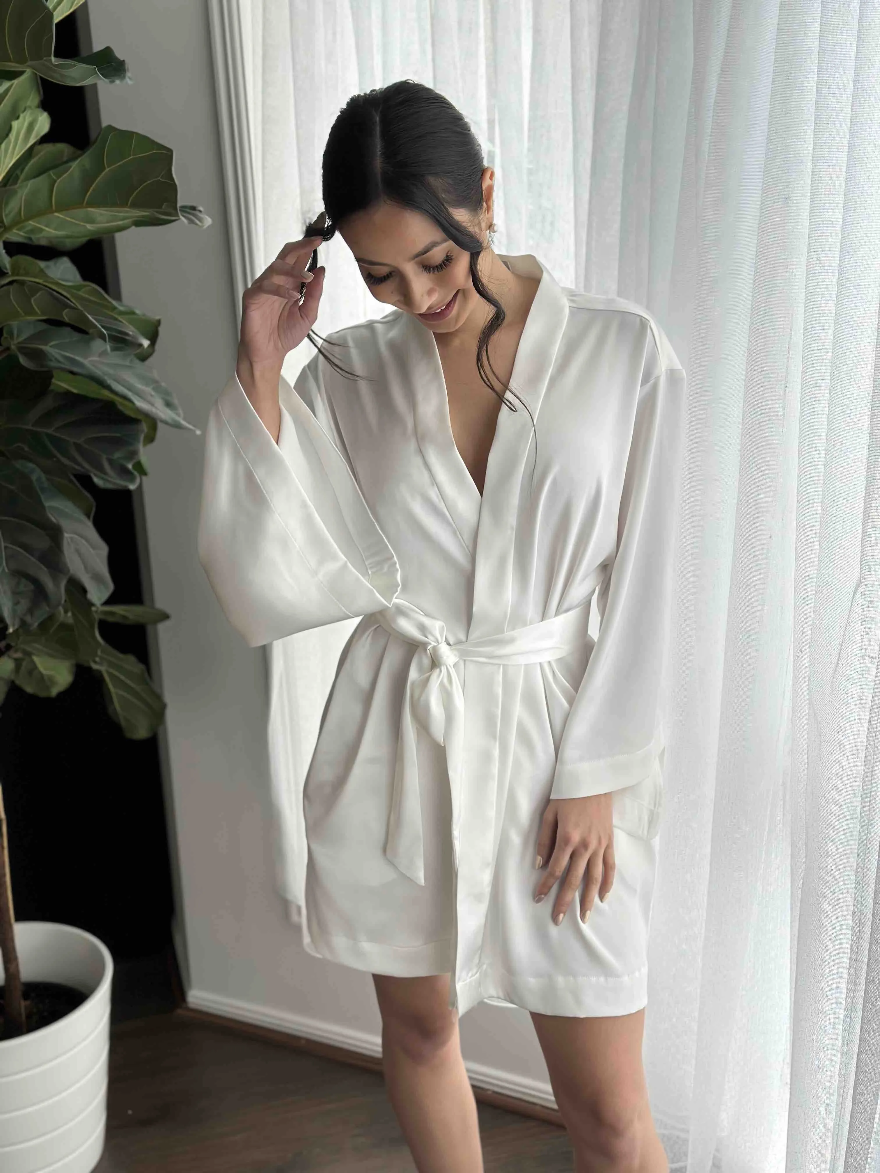 Valerie Short Kimono Robe